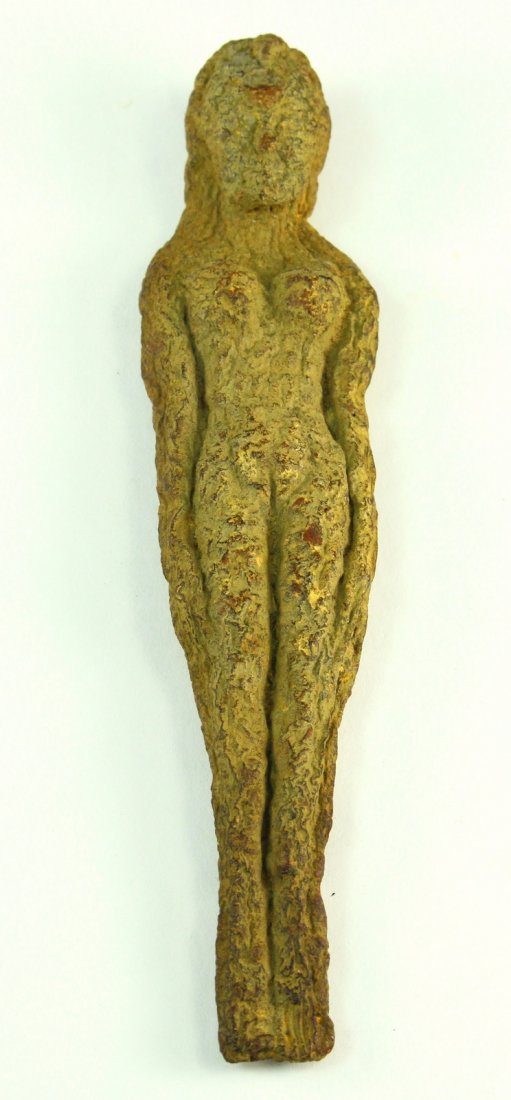 c.1850 BC Assyria-Babylon Palmwood Figure Woman Goddess (1 of 10)