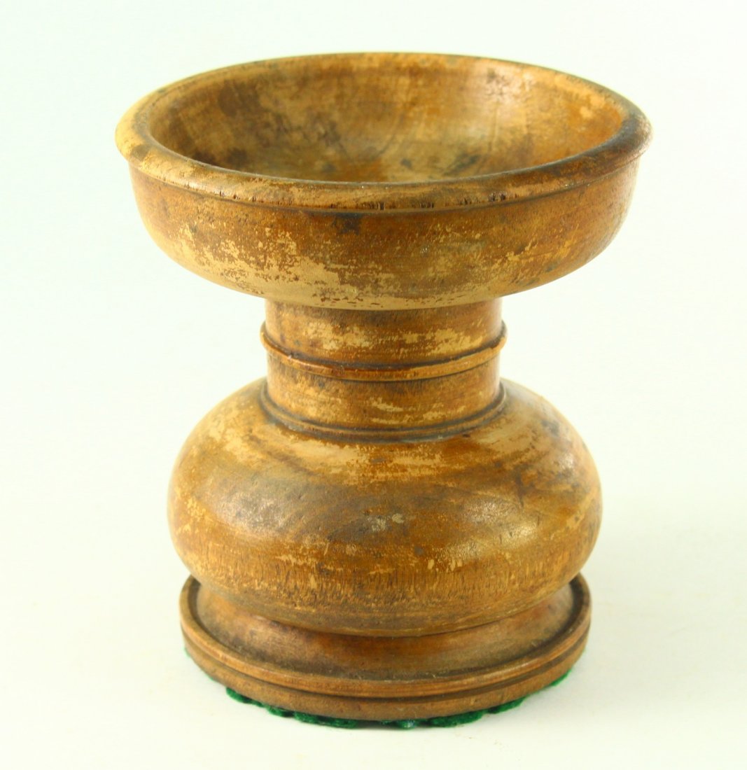 1700/1800's Turned Wood Treen Ink Sander / Pounce Pot (1 of 8)