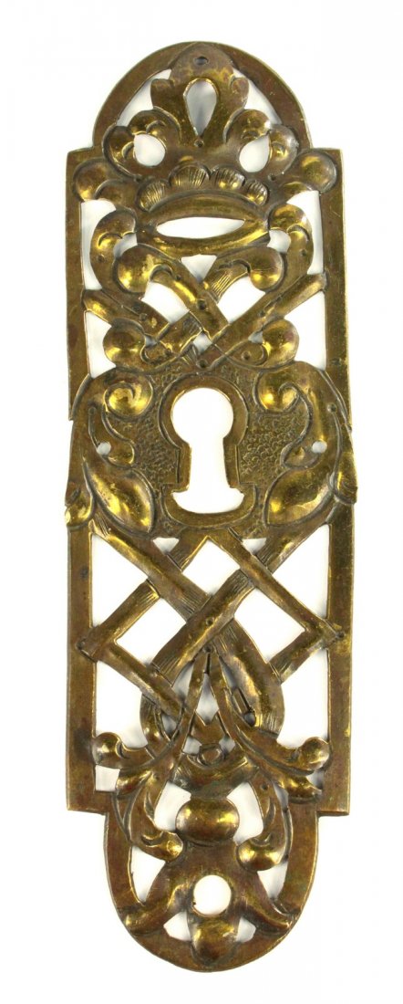 1700's  Bronze Escutcheon Key Hole - Ornament (1 of 9)