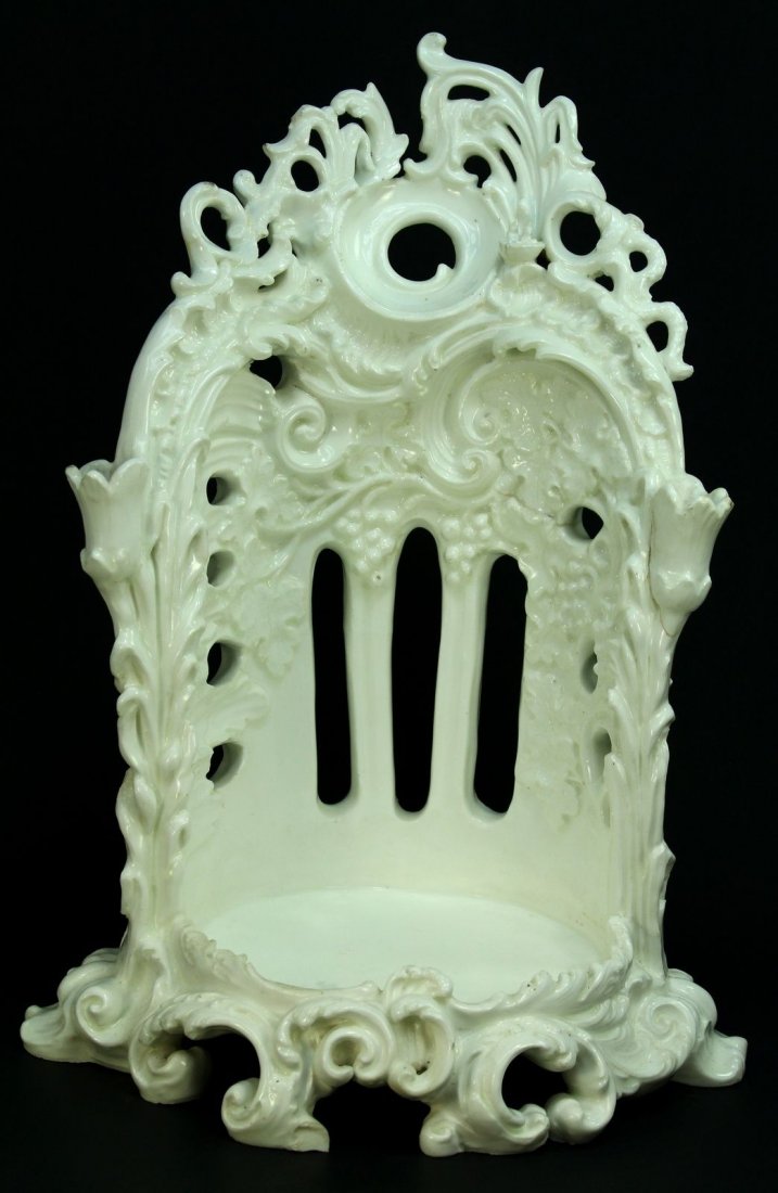 French Blanc-de-Chine ROCOCO Altar Candle Holder (1 of 9)