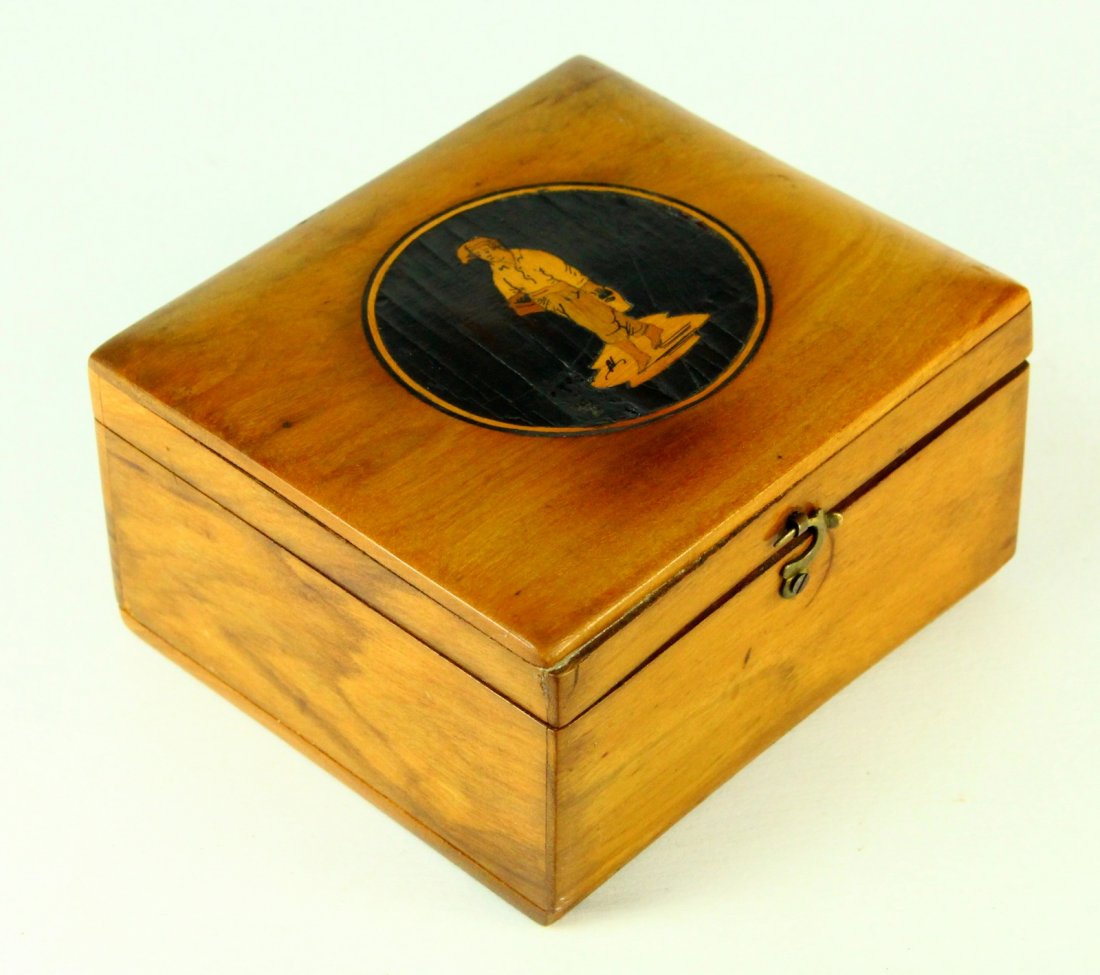 Antique Italian SORRENTO WARE Inlay Marquetry Box (1 of 8)