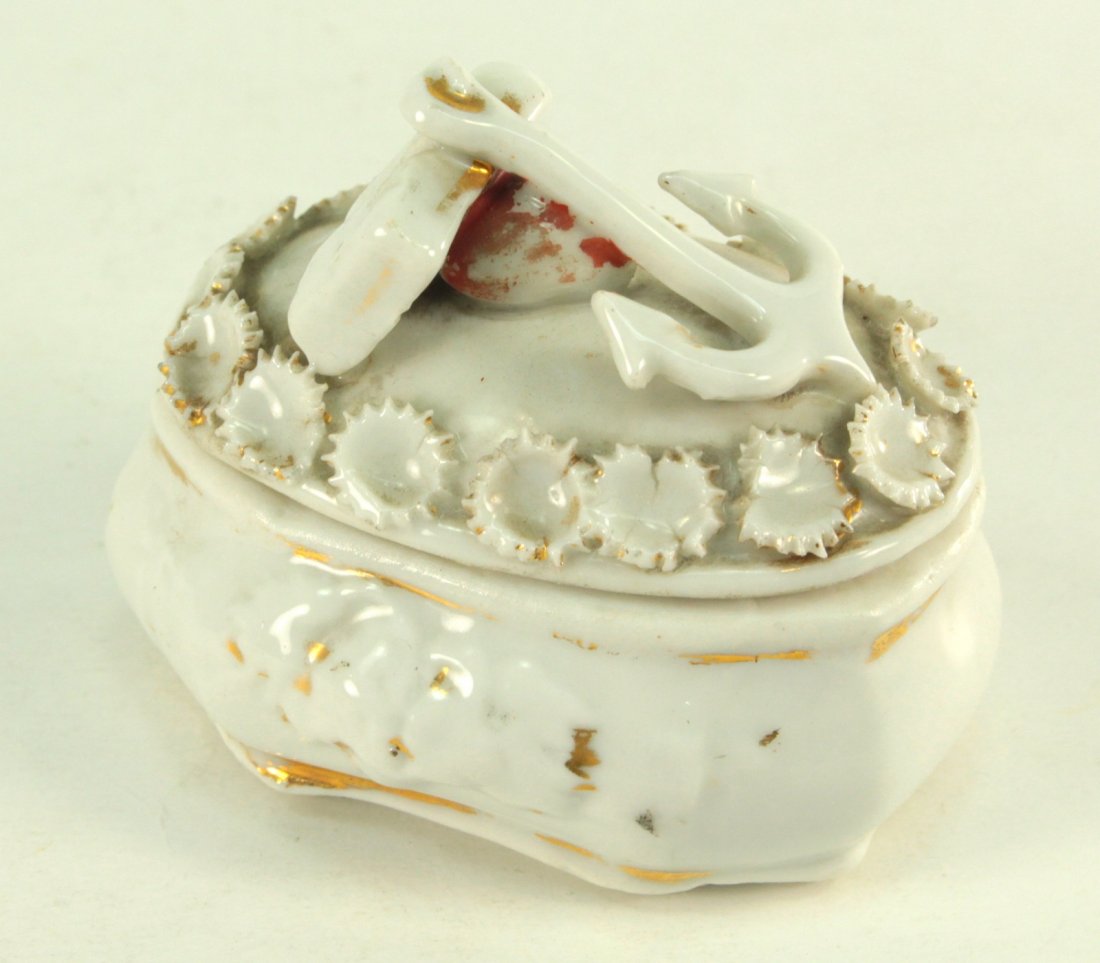 Conta & Boehme Bisque Porcelain Fairing Box Anchor Book (1 of 12)