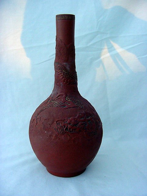 Meiji Tokoname HOYEI Maker Bottle Vase (1 of 10)