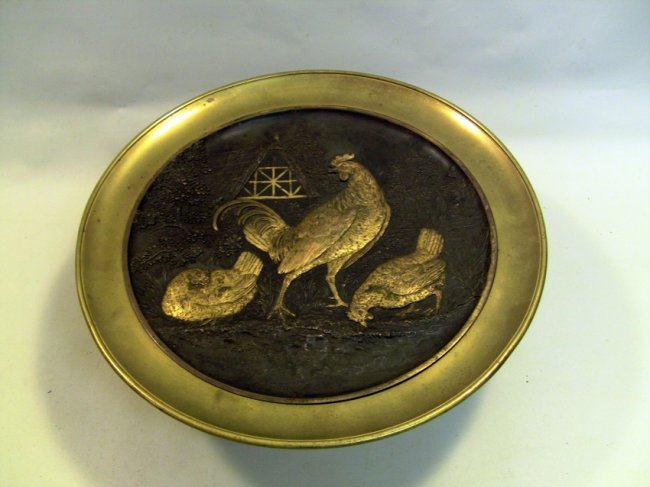 J.WEITMAN Patinated & Gilt Bronze Bas-Relief (1 of 10)