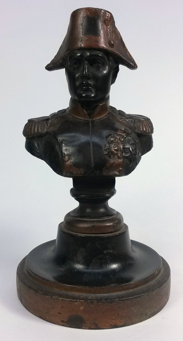 1800's Patinated Bronze Bust of NAPOLEON Bonaparte (1 of 10)