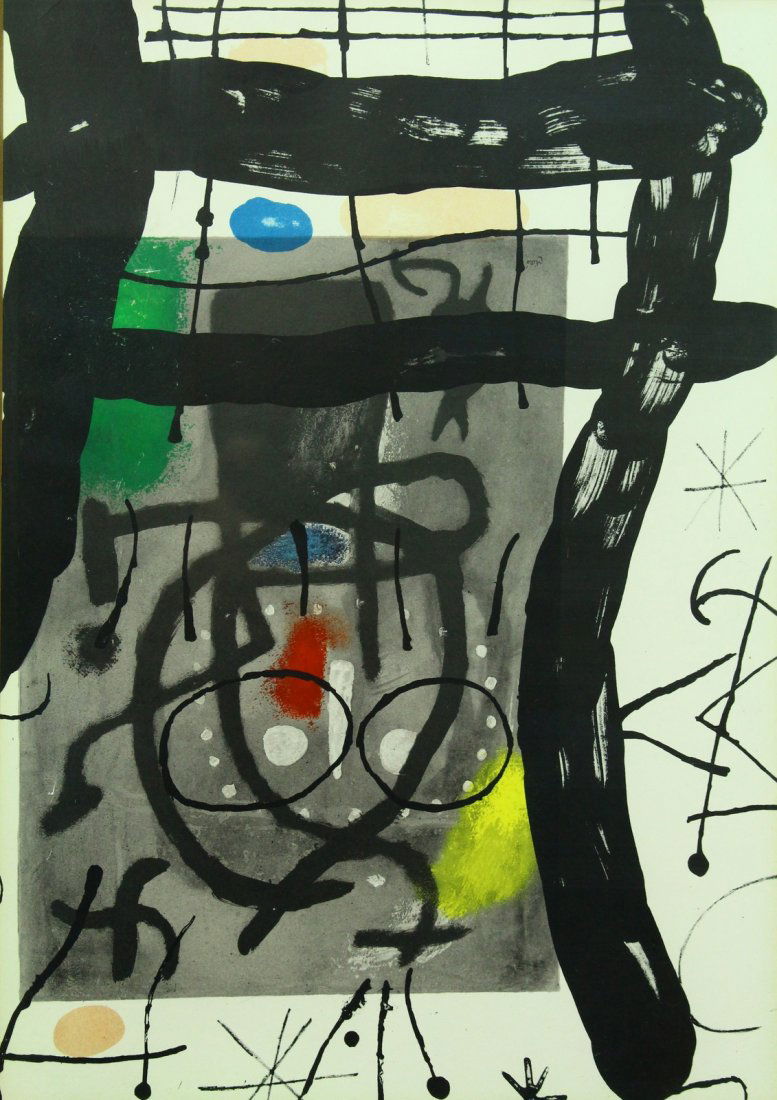 JOAN MIRO (1893-1983) - Abstract Work - Color Litho (1 of 9)
