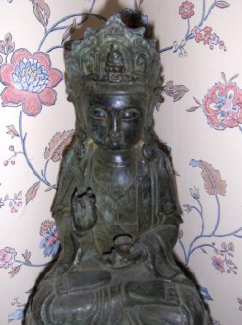 Chinese bronze buddha. ming dynasty. (1 of 1)
