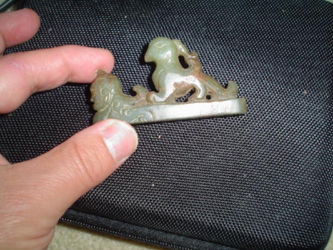 Chinese han jade carving.