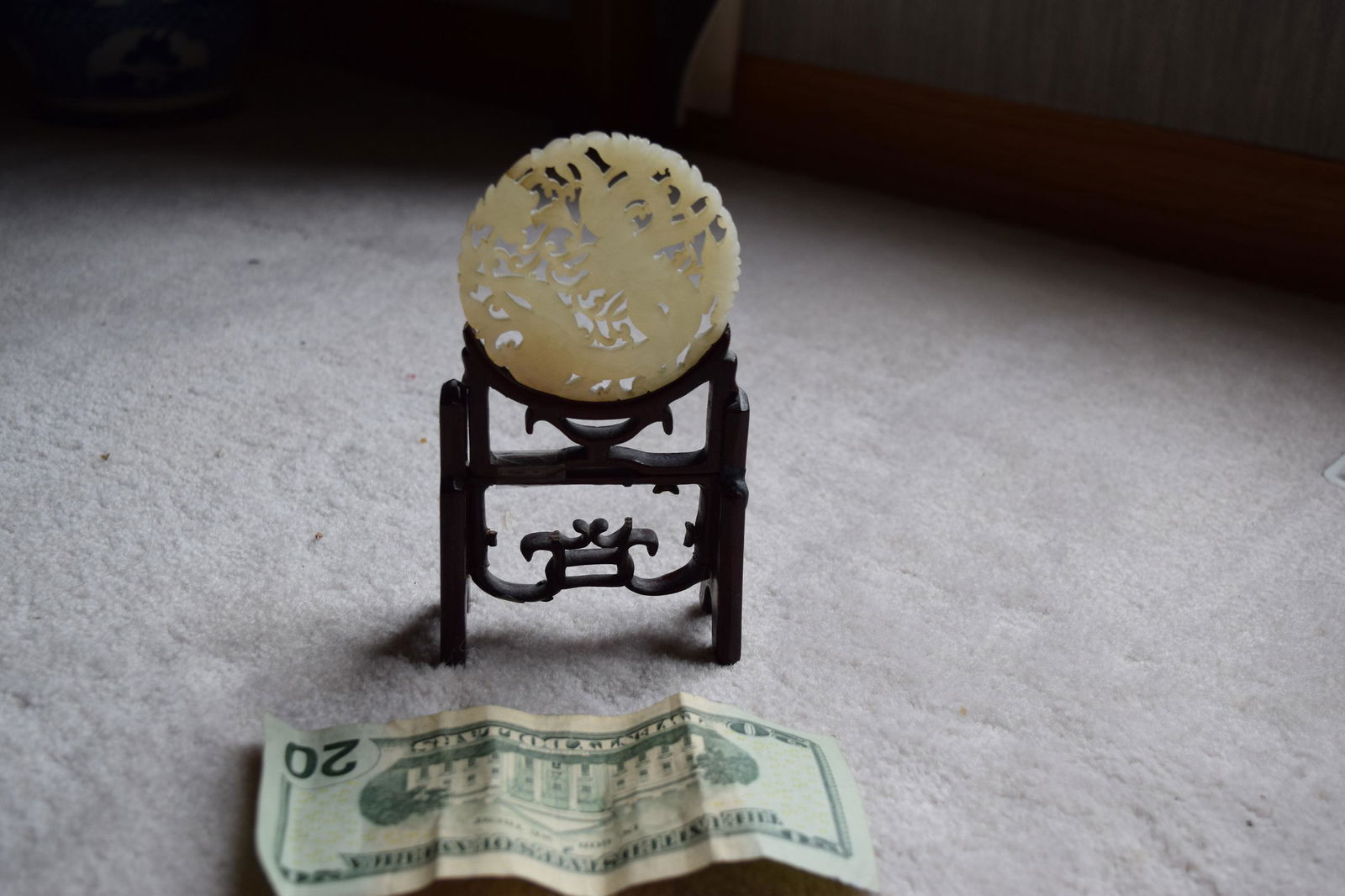 Chinese early qing pi. very nice carving. (1 of 5)