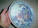 A qing dynasty large blue and red plate
