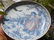 A qing dynasty large blue and red plate - 3