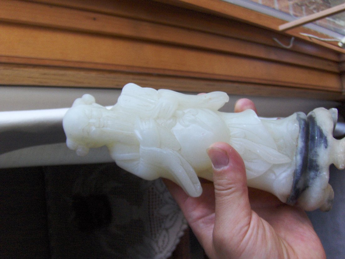 Chinese antique carving. 7 inches old man (1 of 2)