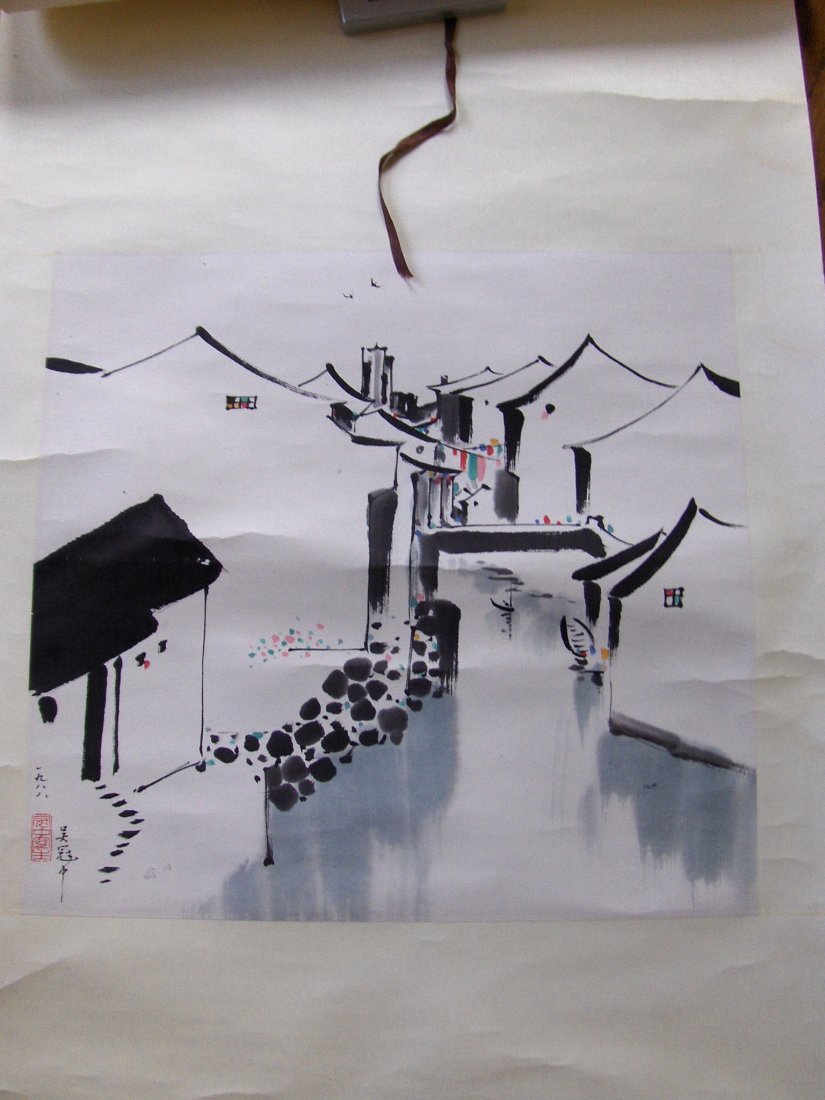 Chinese 20century painting. river (1 of 2)