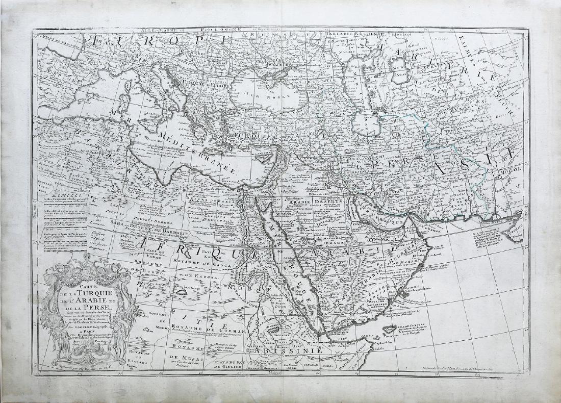 De L'isle, Map of Arabia (1 of 1)