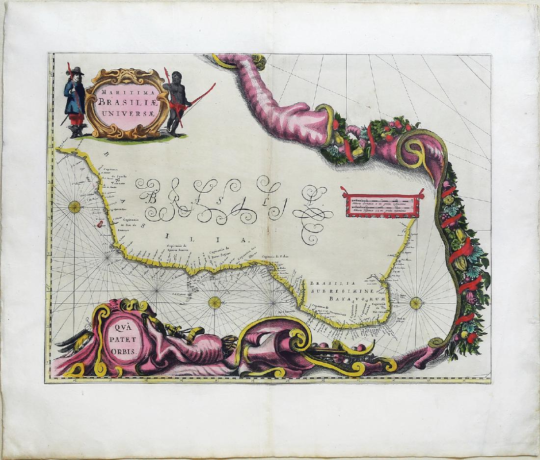 Blaeu Map of Brazil (1 of 2)