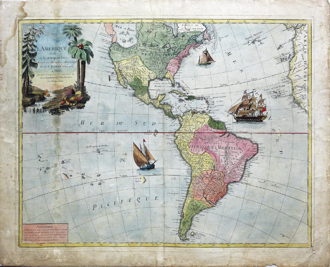 Janvier Map L'Amerique (1 of 1)