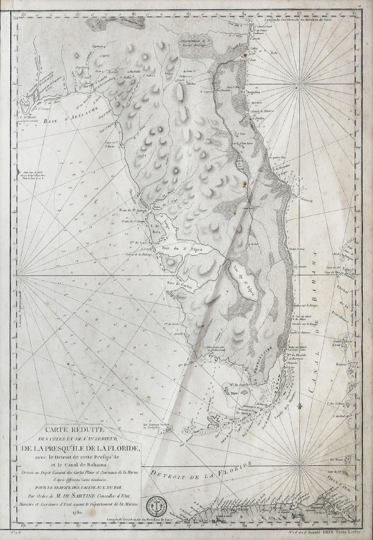 Sartine Map of Florida (1 of 2)