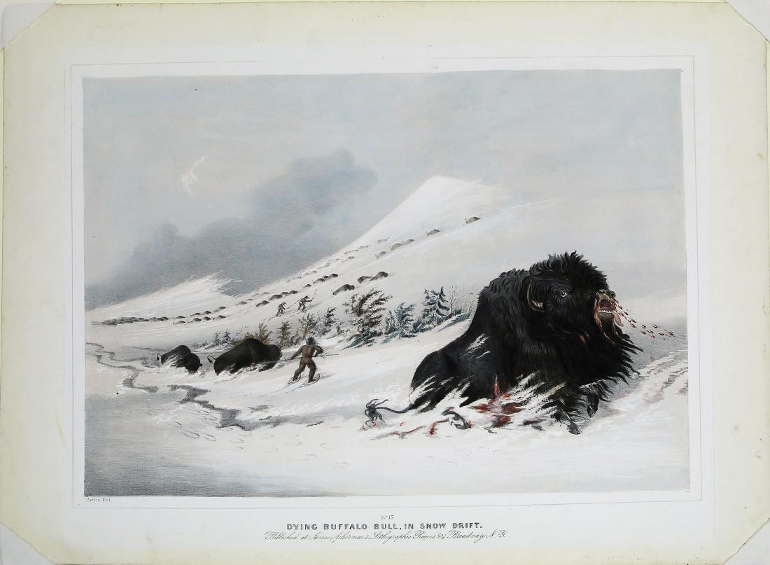 George Catlin Western Indian Lithograph (1 of 1)