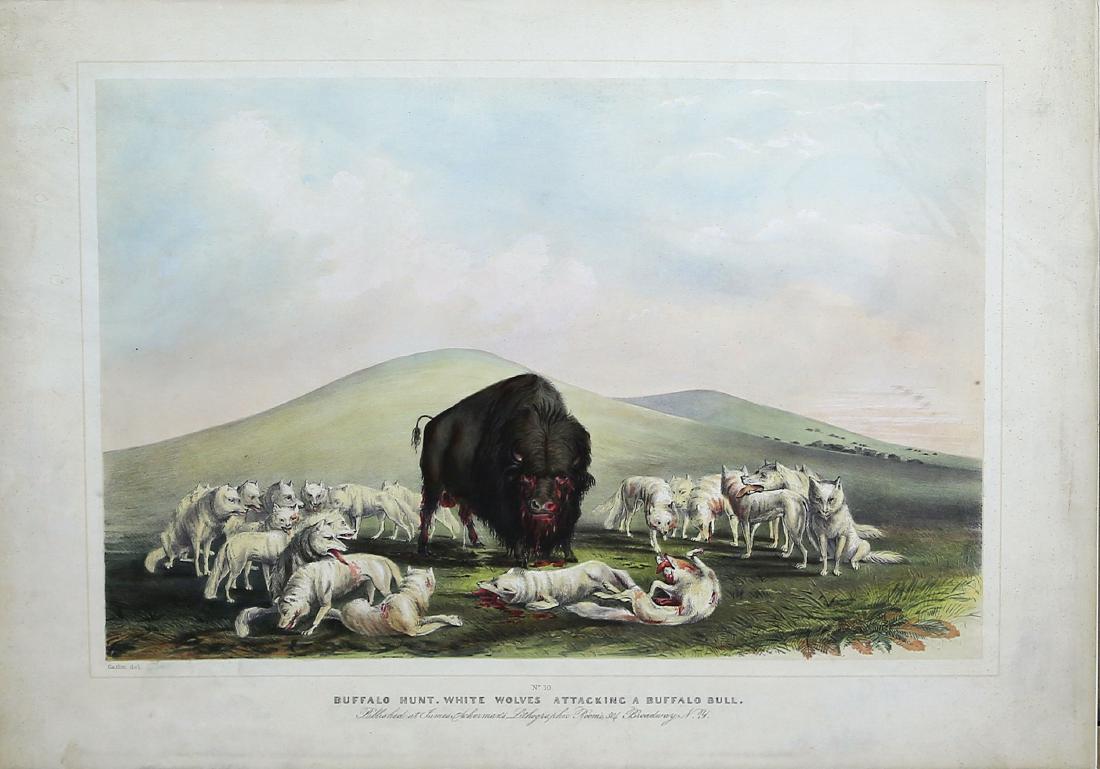 George Catlin Western Indian Lithograph (1 of 1)