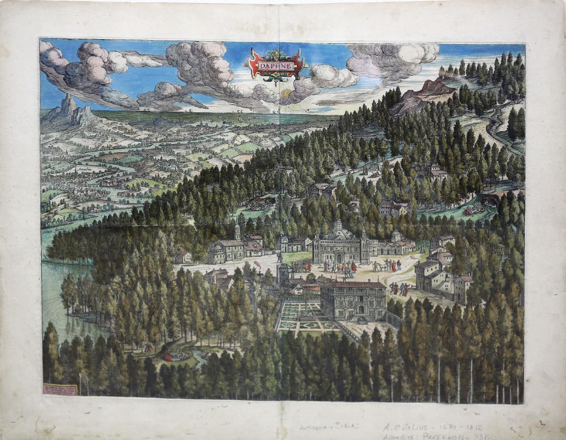 Ortelius Map of Daphne, Syria (1 of 1)