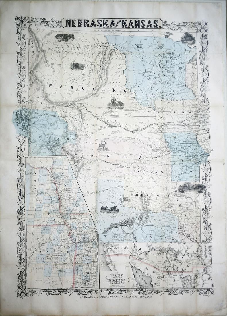 Colton Map of Nebraska and Kansas (1 of 2)