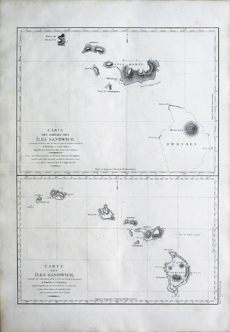 Perouse Map of Hawaii (1 of 2)