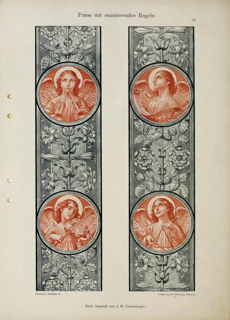 Art Nouveau / Jugendstil Design Print (1 of 1)