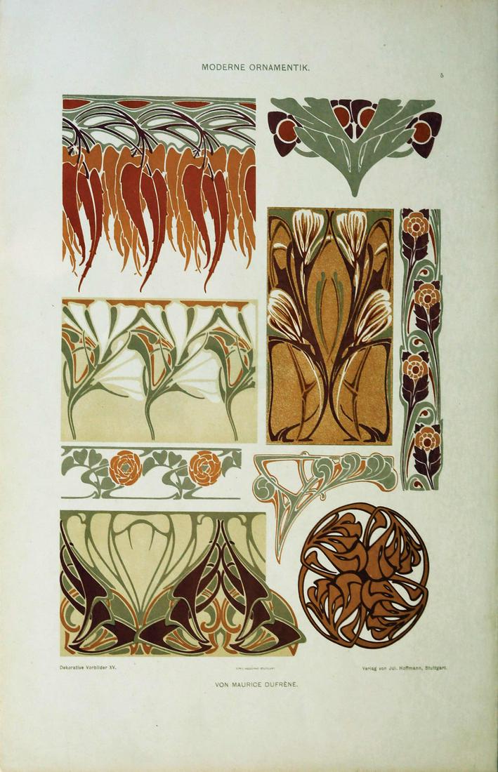 Art Nouveau / Jugendstil Design Print (1 of 1)