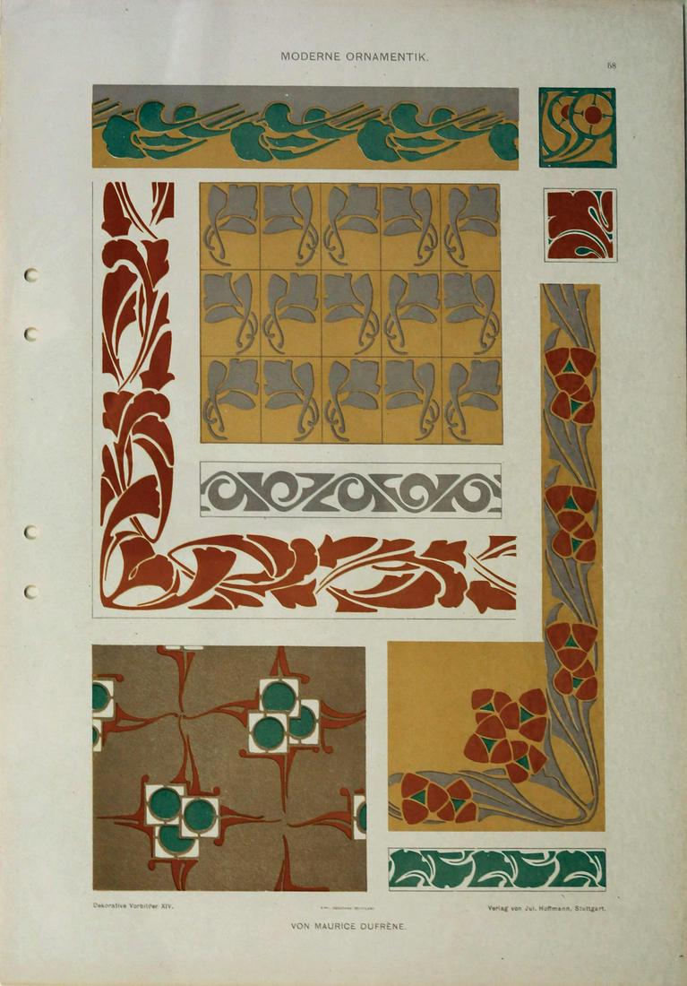 Art Nouveau / Jugendstil Design Print (1 of 1)