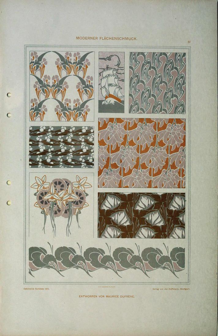 Art Nouveau / Jugendstil Design Print (1 of 1)