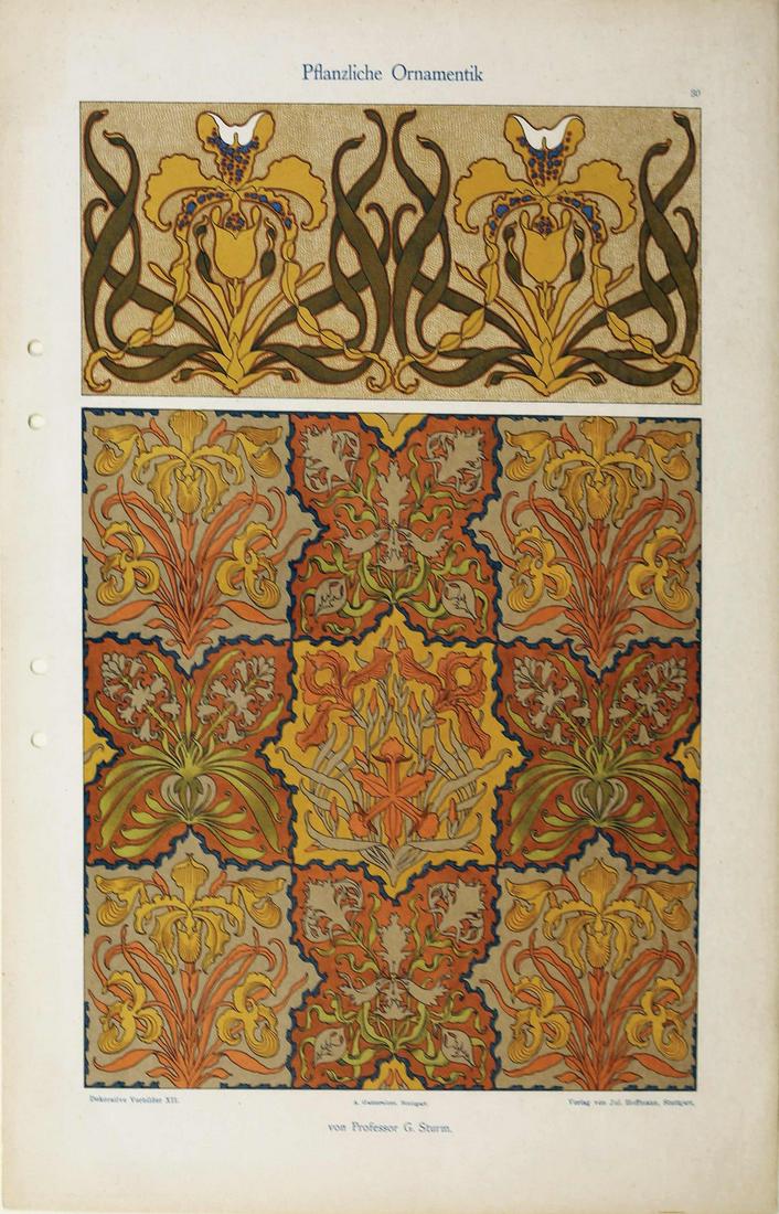 Art Nouveau / Jugendstil Design Print (1 of 1)