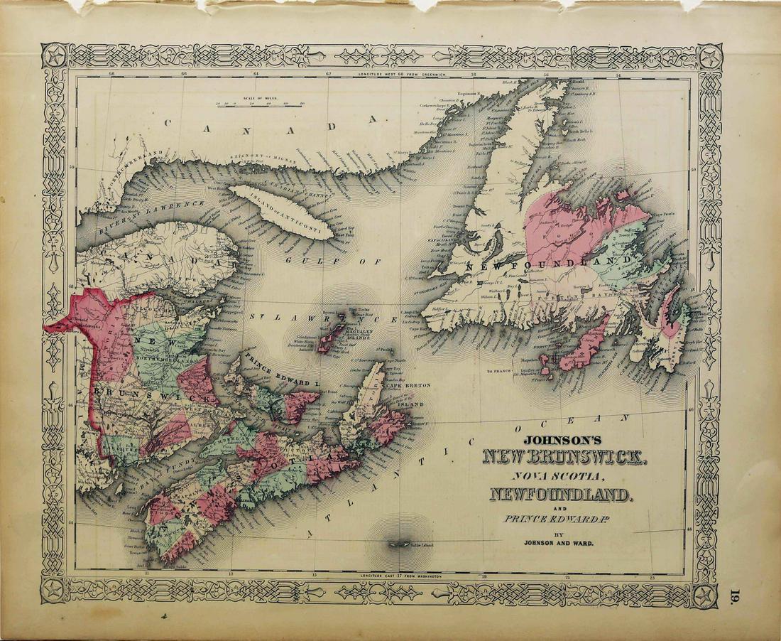 Johnson Map of Eastern Canada (1 of 1)