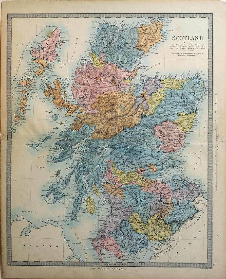Stanford Map of Scotland (1 of 1)