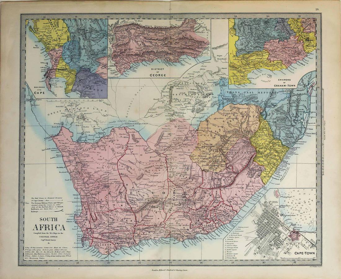 Stanford Map of South Africa (1 of 1)