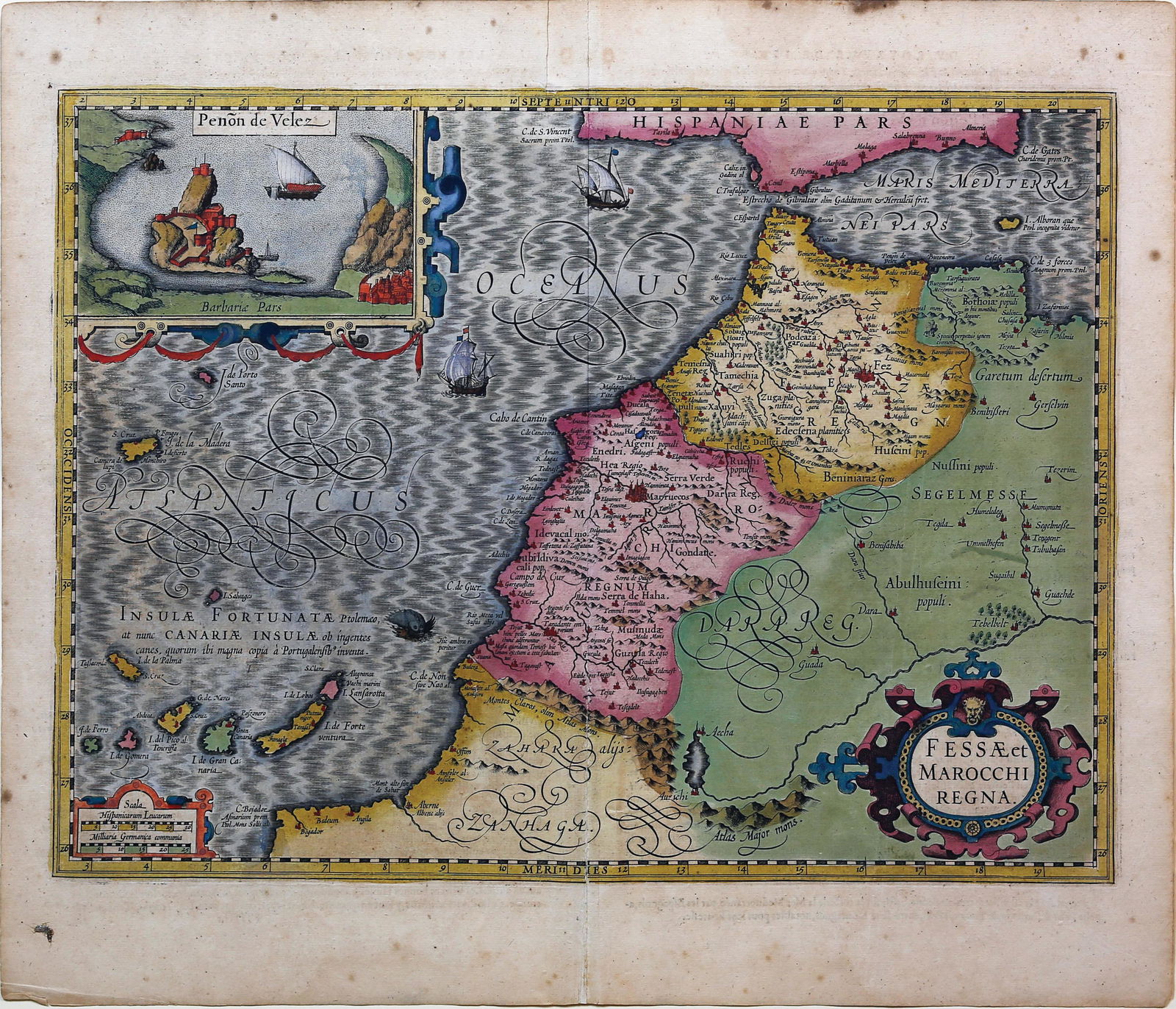 Hondius Map of Morocco (1 of 1)