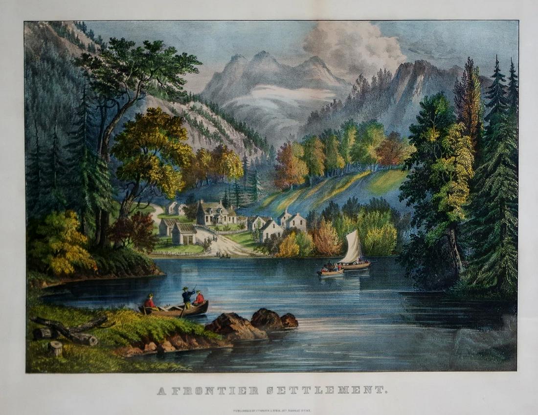 Currier & Ives, A Frontier Settlement (1 of 1)