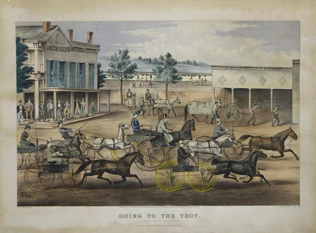 Currier & Ives, Going to Trot. A Good Day and Good (1 of 1)