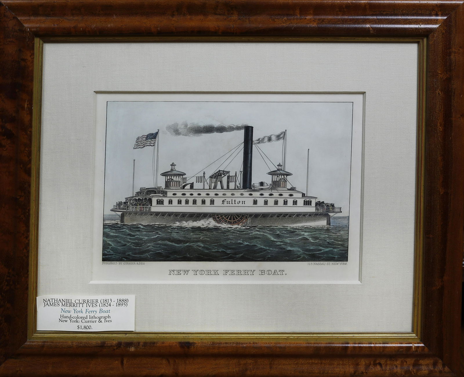 Currier & Ives, New York Ferry Boat (1 of 1)