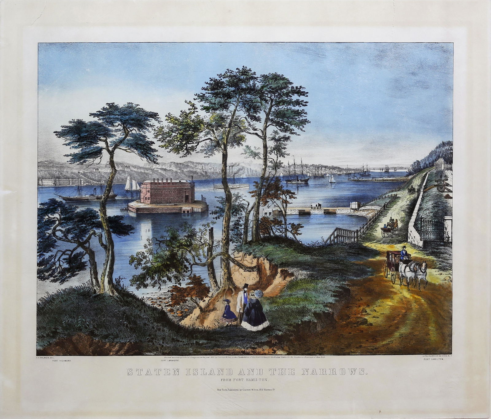 Currier & Ives, Staten Island and the Narrows (1 of 1)