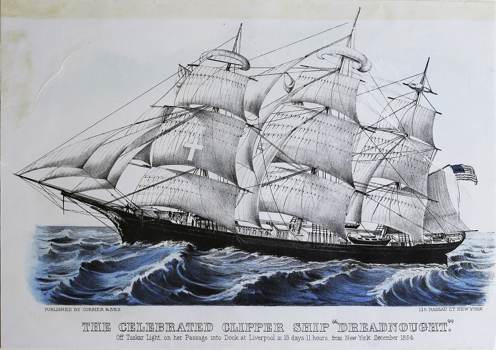Currier & Ives, The Celebrated Clipper Ship (1 of 1)