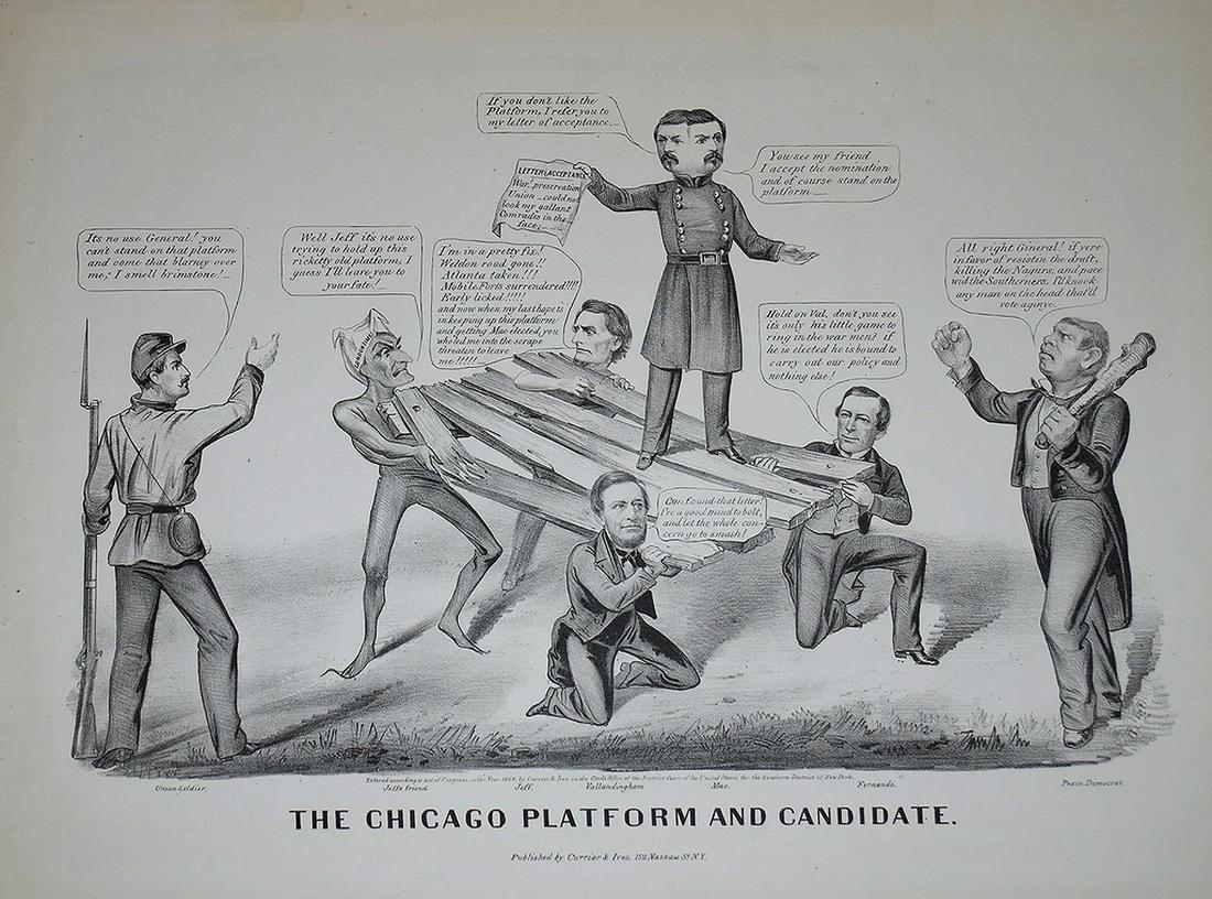 Currier & Ives, The Chicago Platform and Candidate (1 of 1)