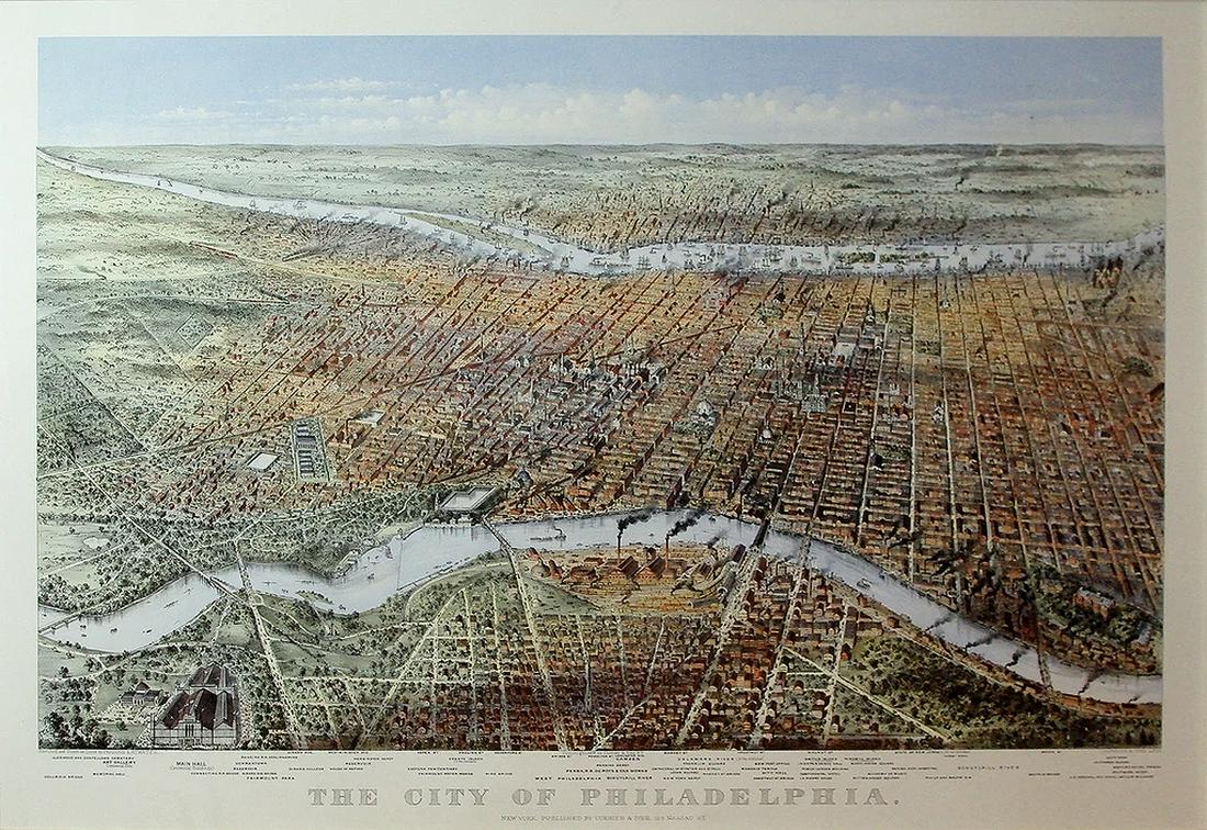 Currier & Ives, The City of Philadelphia (1 of 1)