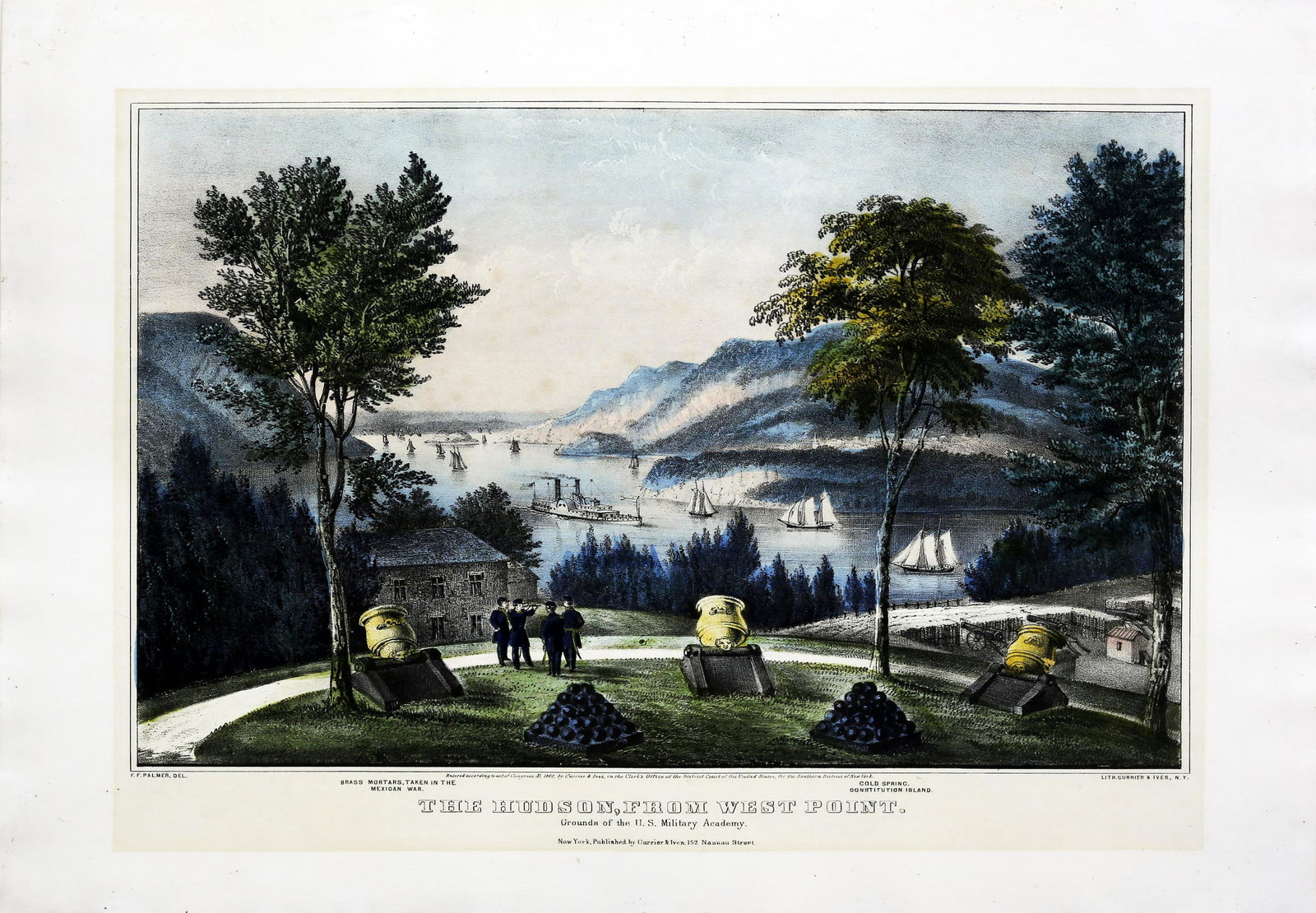 Currier & Ives, The Hudson, From Westpoint. (1 of 1)