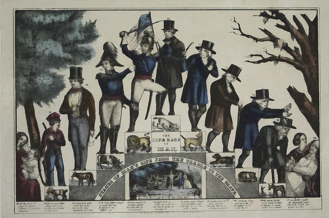 Currier & Ives, The Life & Age of Man (1 of 1)