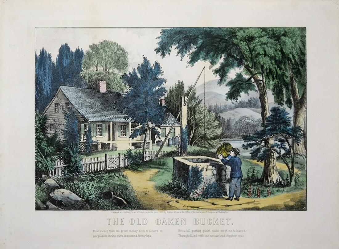Currier & Ives, The Old Oaken Bucket. (1 of 1)