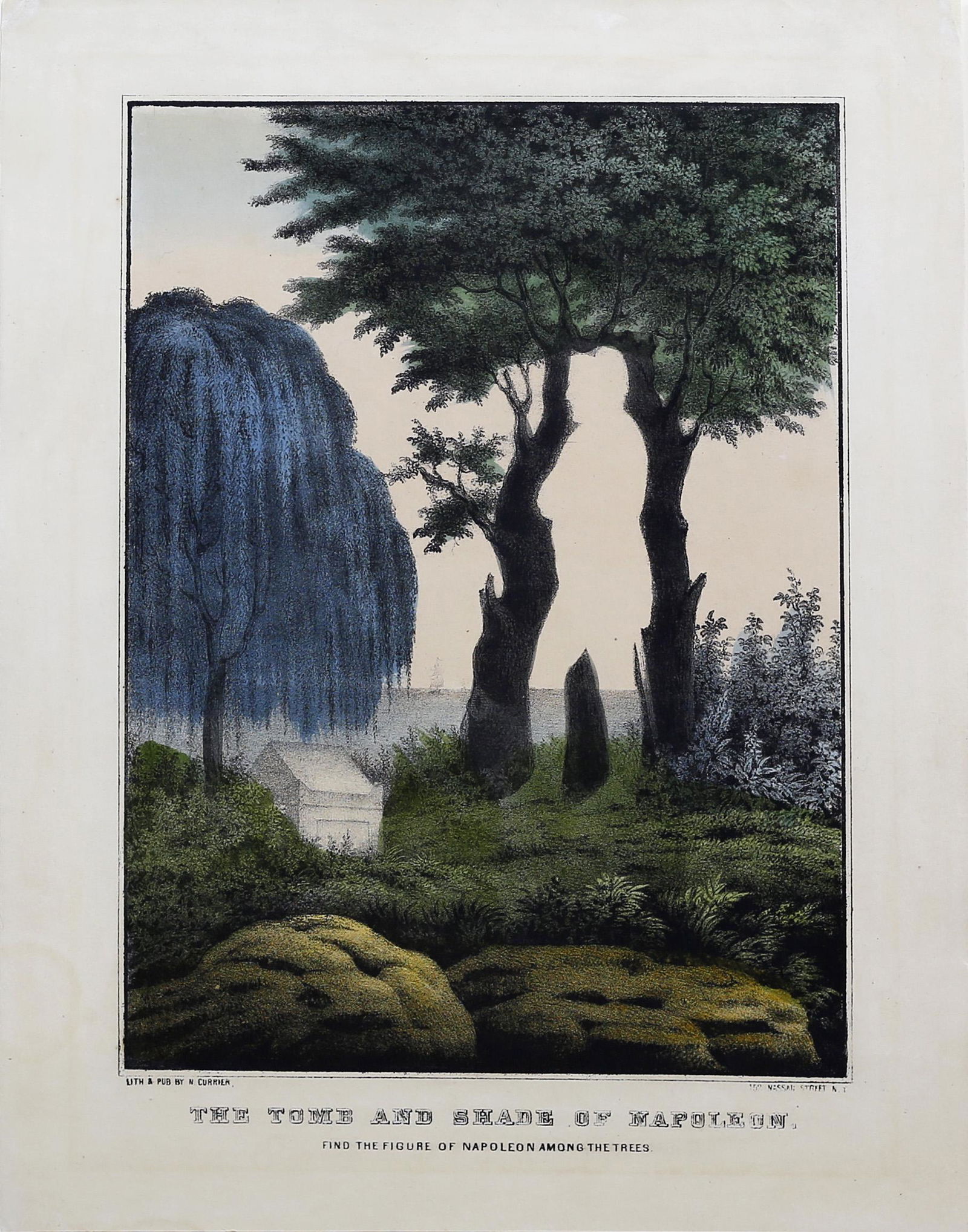 Currier, The Tomb And Shade of Napoleon (1 of 1)