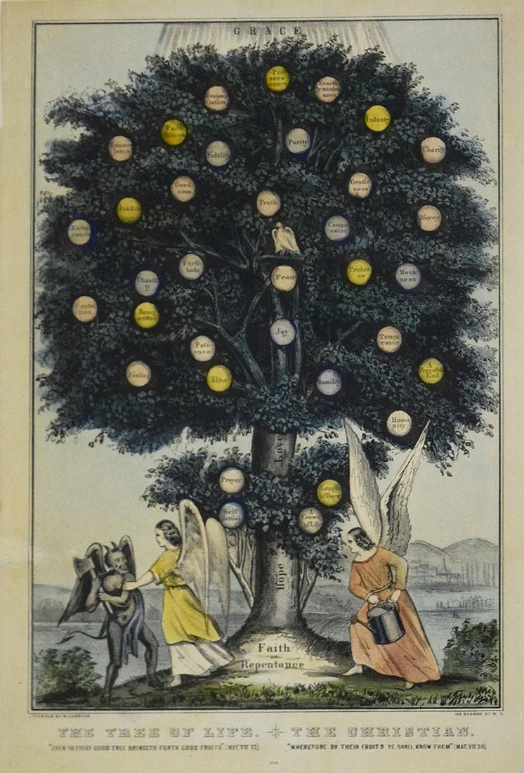 Currier, The Tree of Life. The Christians. (1 of 1)