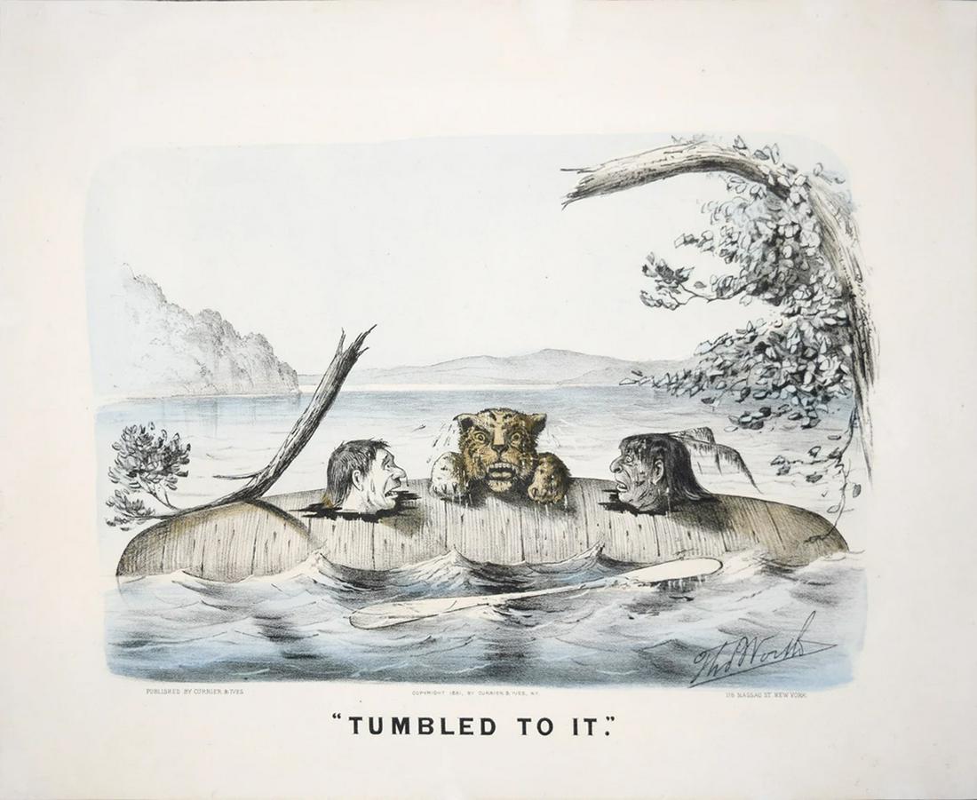 Currier & Ives, Tumbled to It. (1 of 1)