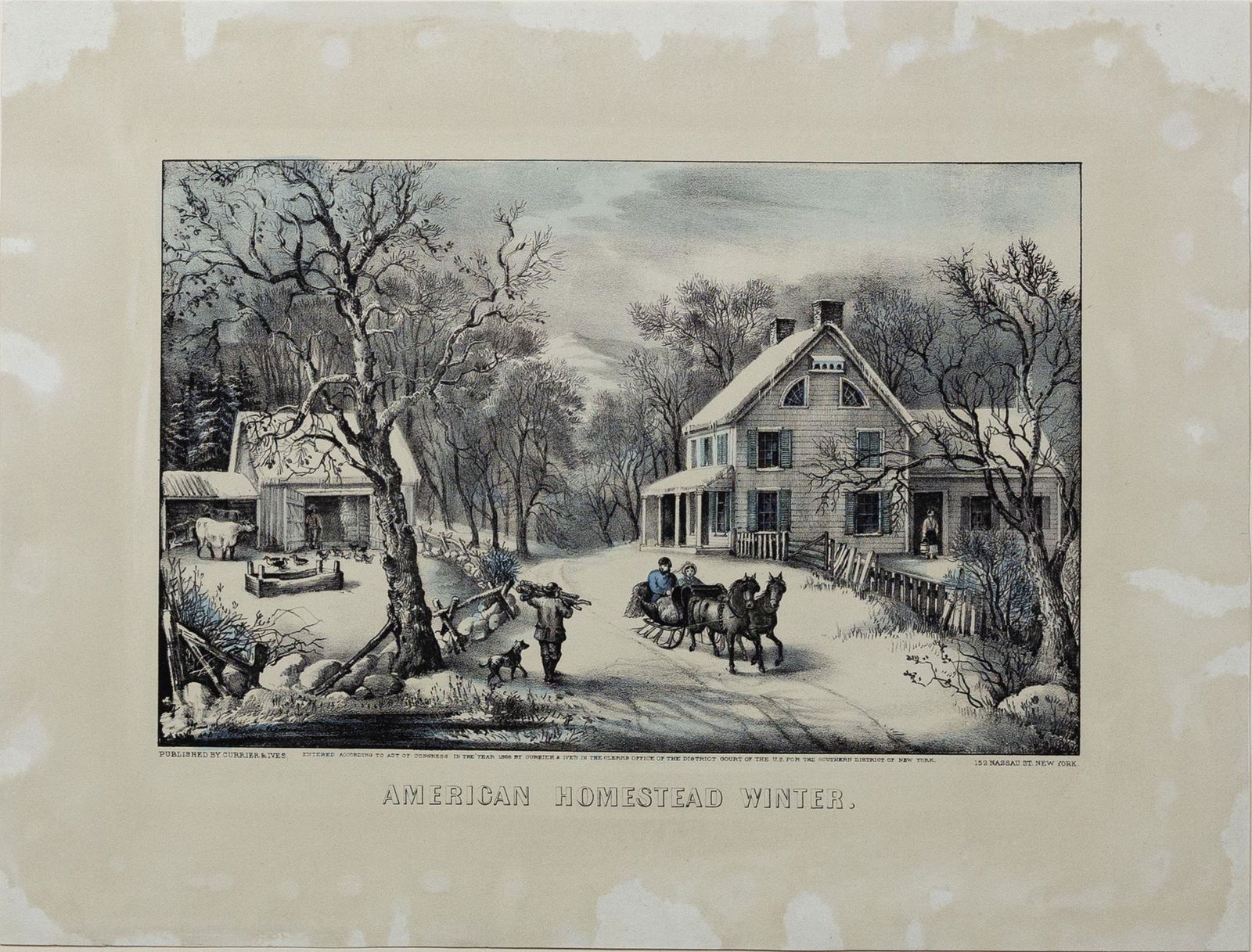 Currier & Ives - American Homestead Winter (1 of 1)
