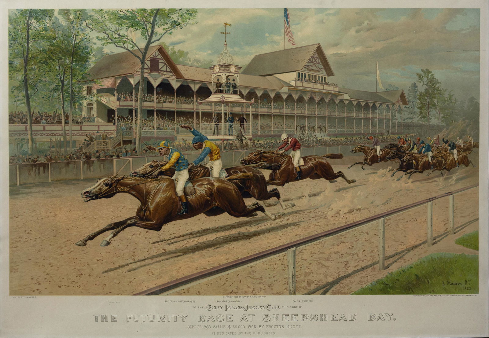Currier & Ives - To the Coney Island Jockey Club (1 of 1)